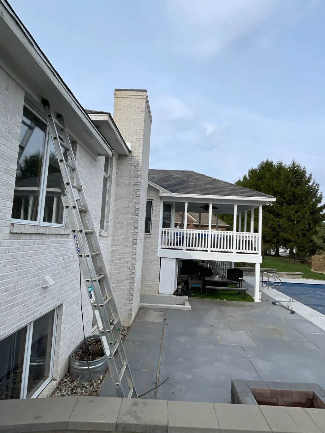 Frame and seal detail on a Smokey Row Estates window job